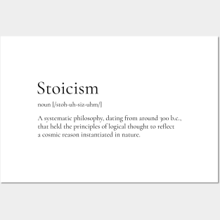 Stoicism Definition Posters and Art